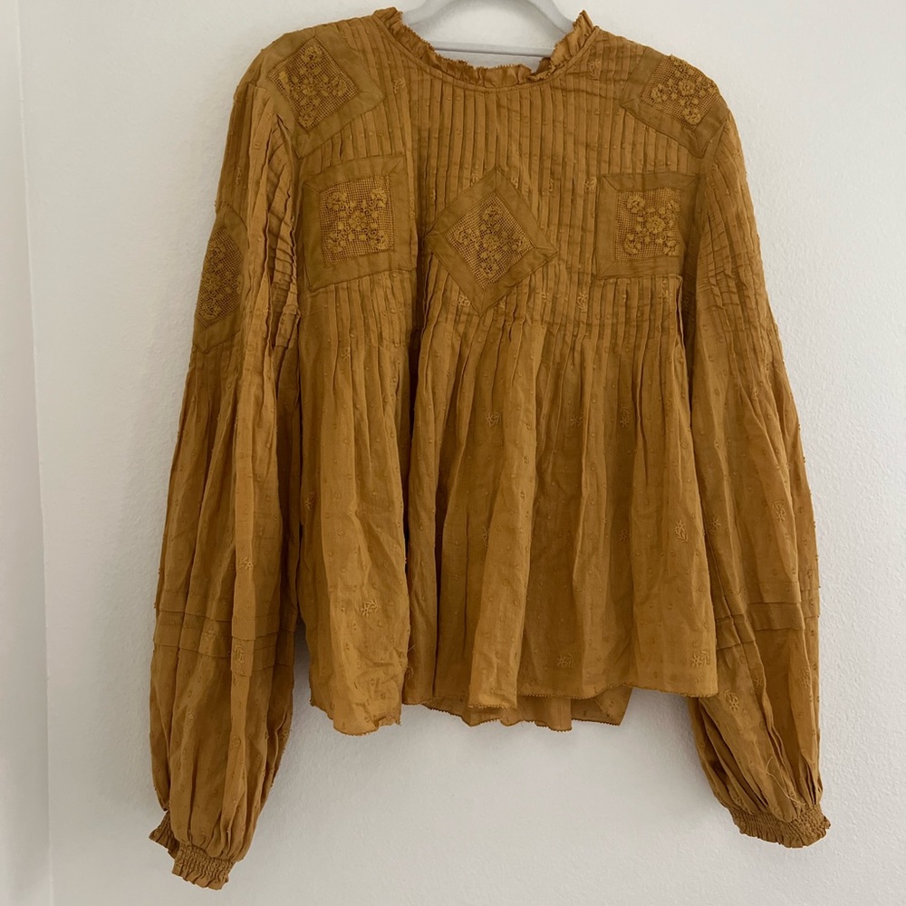 Yellow blouse size 12